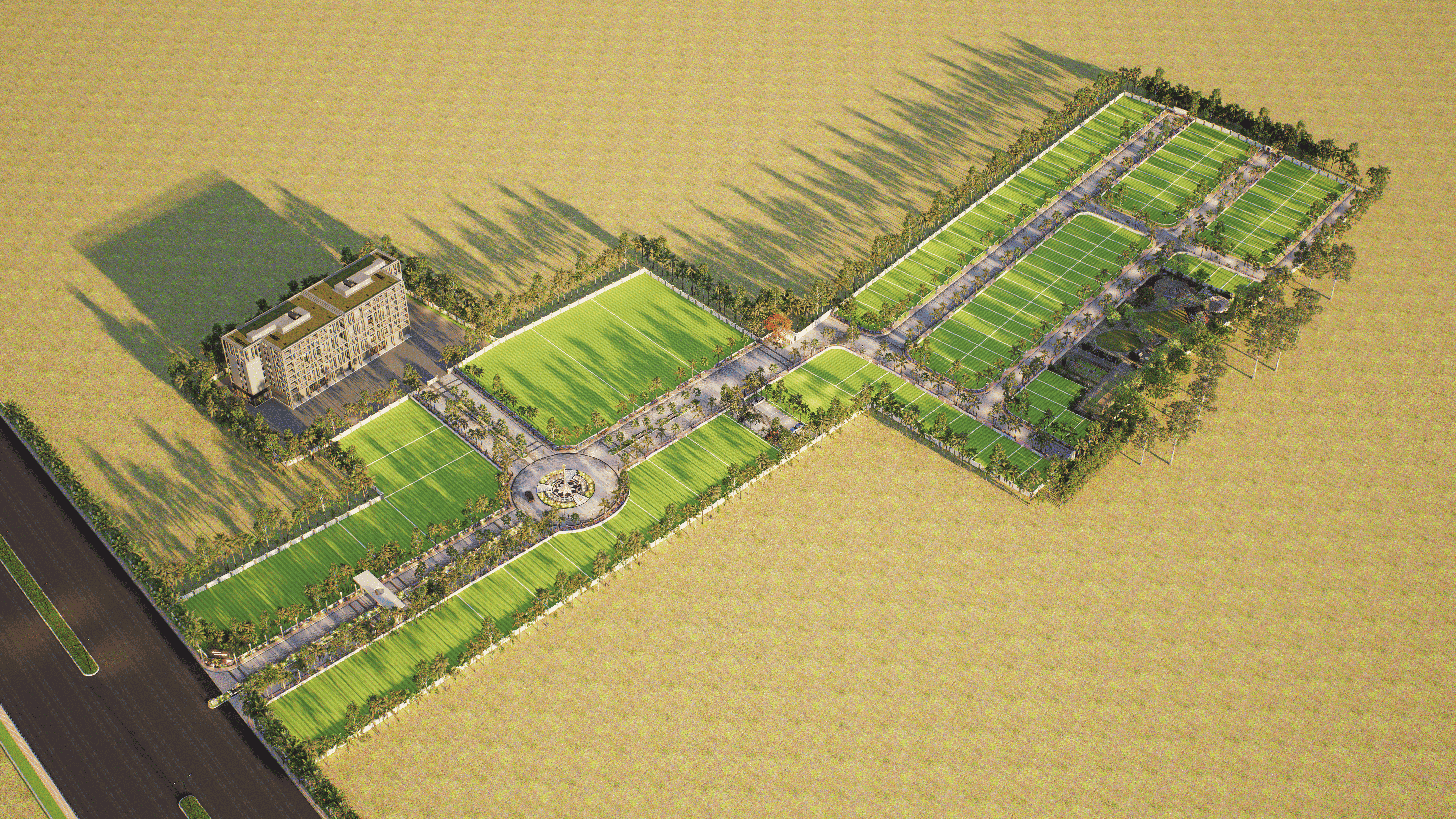 Shyamashish Celestia - Lush Green Central Park & Celestial Gazebo