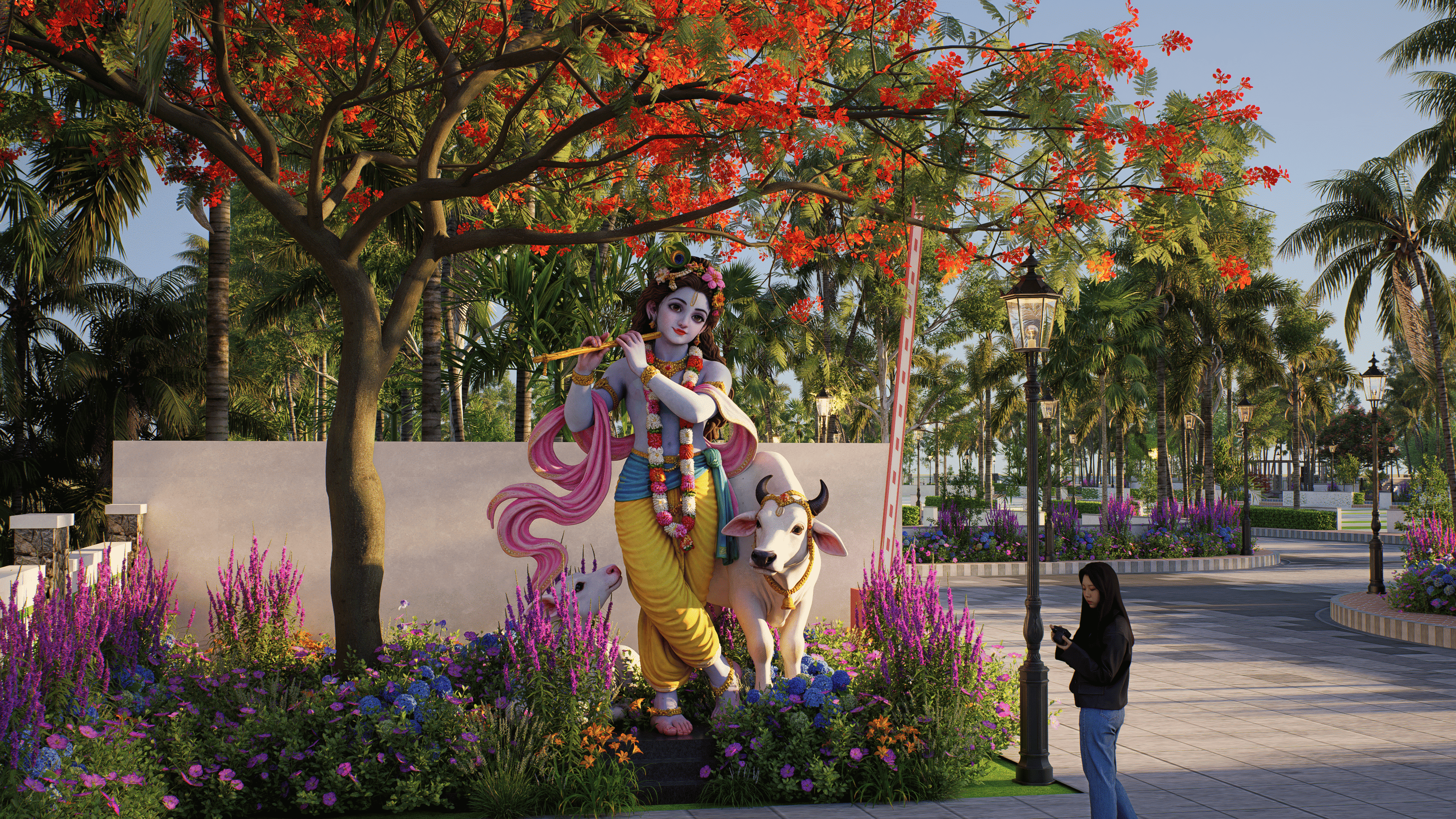 Shyamashish Celestia - Wide Paved Sector Roads (Up to 80 Ft)
