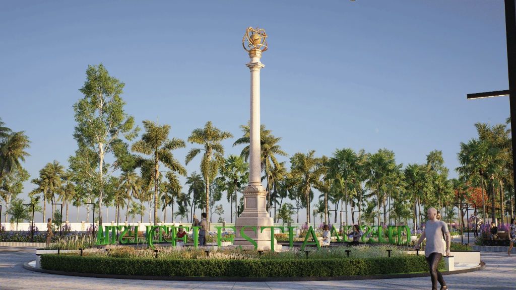 Shyamashish Celestia - Wide Avenue Boulevard & Community Greenery